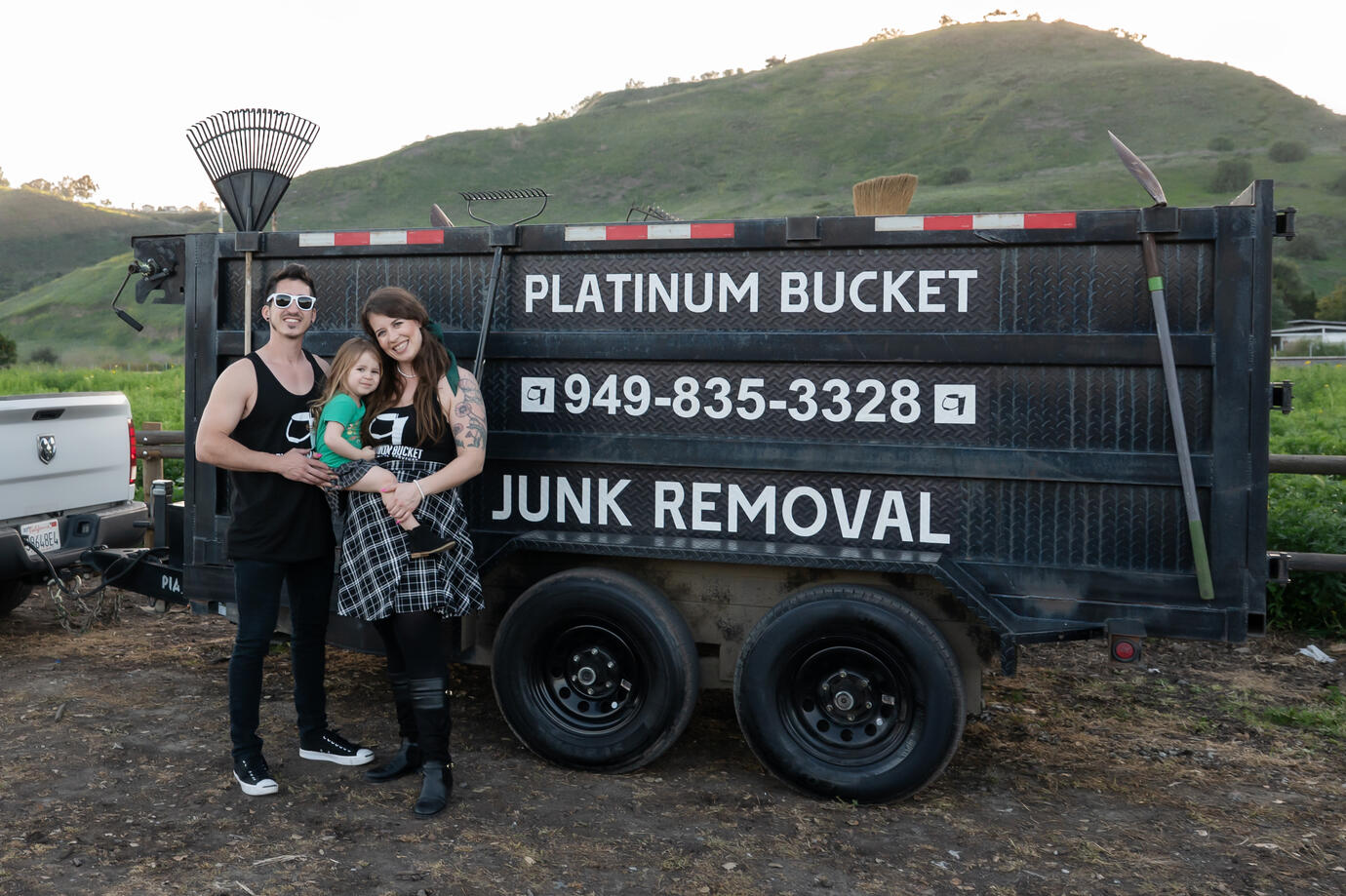 Platinum Bucket Junk Removal Family Photo